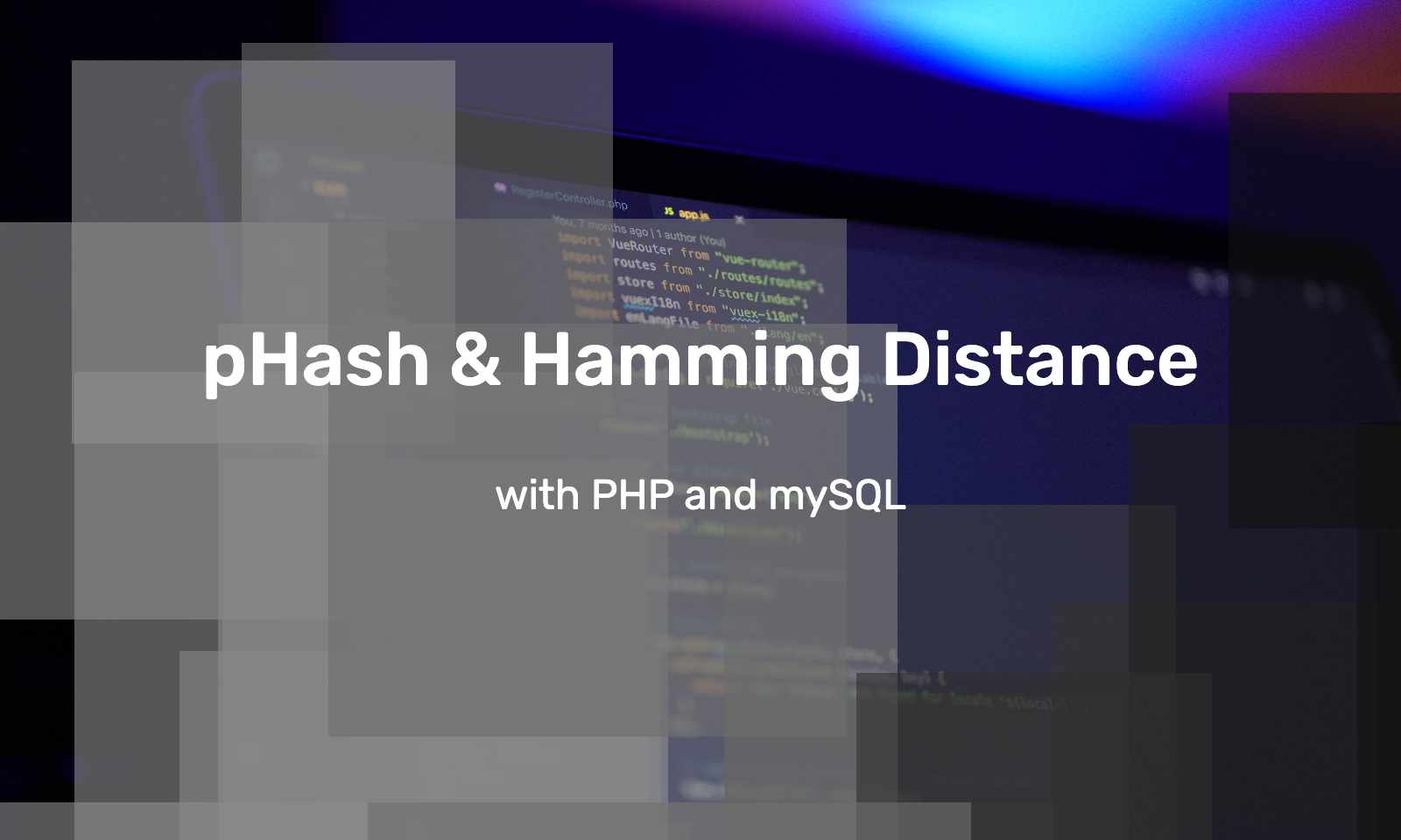 Hamming distance and pHash with PHP and mySQL